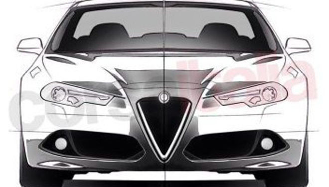 Salen a la luz los bocetos del Alfa Romeo Giulia antes de su presentación oficial